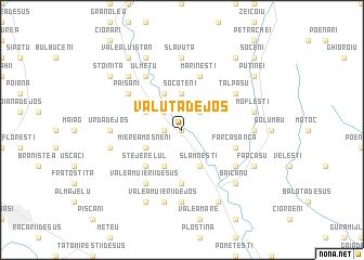 map of Văluţa de Jos