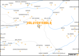 map of Valūyeh-ye Bālā