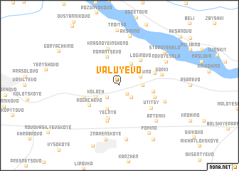 map of Valuyevo