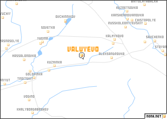 map of Valuyevo