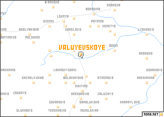 map of Valuyevskoye