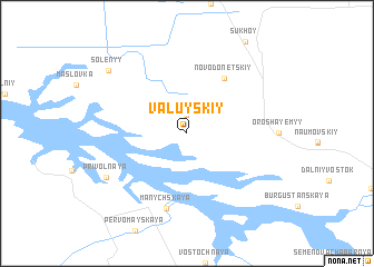 map of Valuyskiy