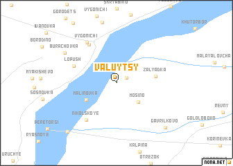 map of Valuytsy