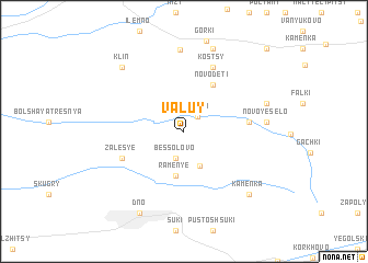 map of Valuy