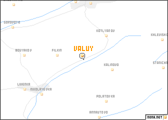 map of Valuy