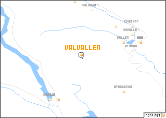 map of Vålvallen