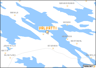 map of Valvatti