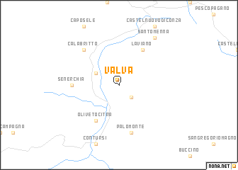 map of Valva