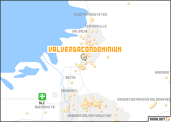 map of Val Verda Condominium