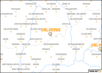 map of Valverde