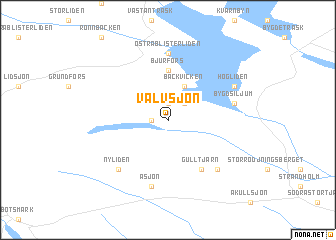 map of Välvsjön