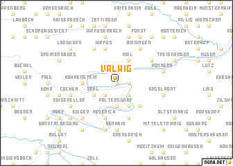 map of Valwig