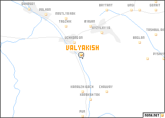 map of Valyakish