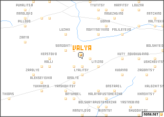 map of Val\