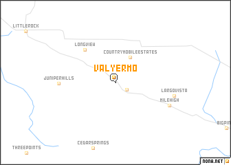 map of Valyermo