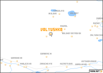 map of Valyushka