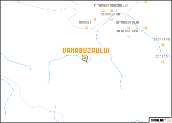 map of Vama Buzăului