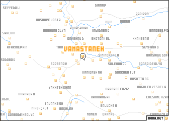 map of Vāmastāneh