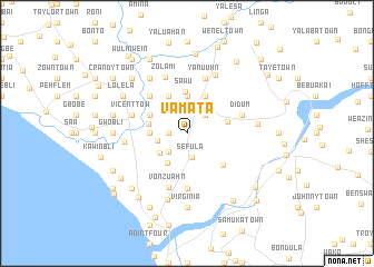 map of Vamata