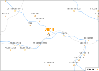 map of Vama