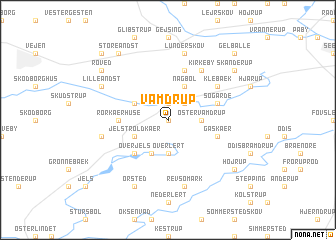 map of Vamdrup