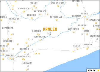 map of Vàm Lẽo