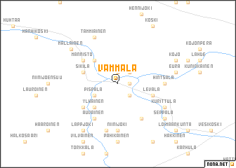 map of Vammala