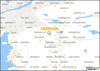 map of Våmmedal