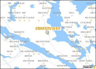 map of Vammerviken