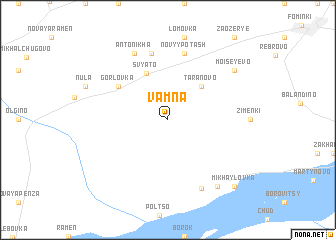 map of Vamna