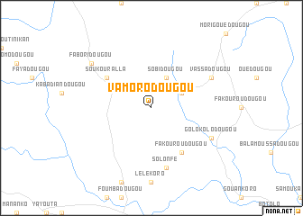 map of Vamorodougou