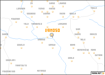 map of Vamoso