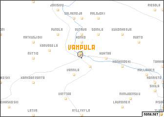 map of Vampula