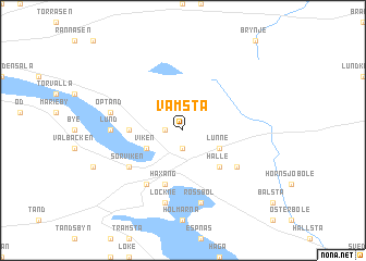 map of Vamsta