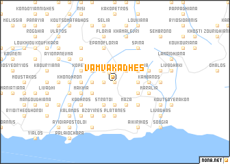 map of Vamvakádhes