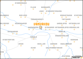 map of Vamvakoú