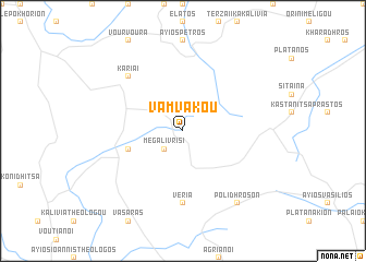 map of Vamvakoú