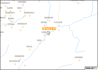 map of Vanabu