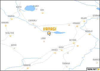 map of Vanagi