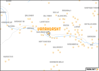 map of Vanah Dasht