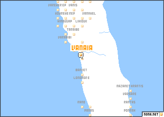 map of Vanaïa