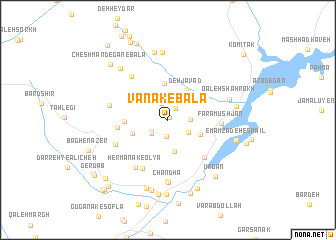 map of Vanak-e Bālā