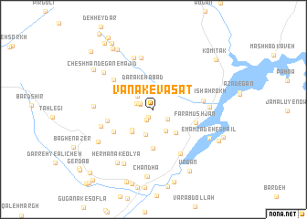 map of Vanak-e Vasat