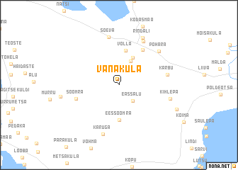 map of Vanaküla