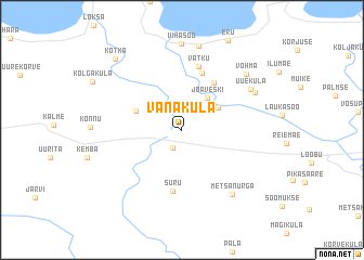 map of Vanaküla