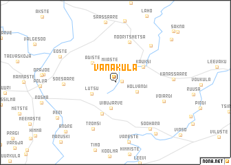 map of Vanaküla