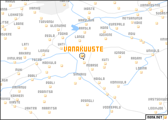 map of Vana-Kuuste