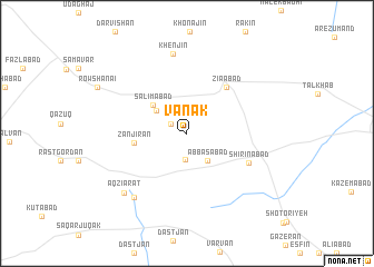 map of Vanak