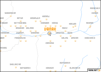 map of Vānak