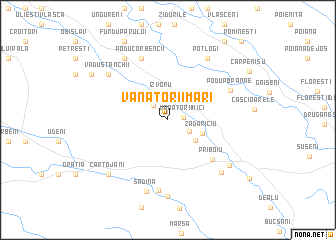 map of Vânătorii-Mari